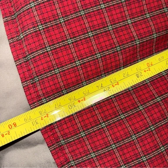 L.L. Bean Red Plaid Men's Button Down Shirt Large - Picture 7 of 7